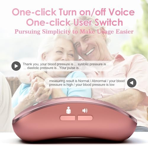 Monitores de Presión Arterial de Muñeca para Uso en Casa, Pantalla Curva, Máquina BP Recargable, Fácil de Usar, Manguito de 5.31-9.25 pulgadas, con - imagen 3
