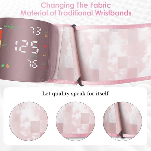 Monitores de Presión Arterial de Muñeca para Uso en Casa, Pantalla Curva, Máquina BP Recargable, Fácil de Usar, Manguito de 5.31-9.25 pulgadas, con - imagen 4