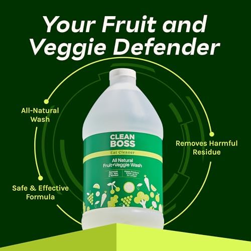 Limpieza Ecológica CleanBoss Eat Cleaner - Recarga Triple Acción para Frutas y Verduras - 64 oz - Elimina Residuos Nocivos - Mantiene Frescura hasta - imagen 2