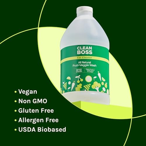 Limpieza Ecológica CleanBoss Eat Cleaner - Recarga Triple Acción para Frutas y Verduras - 64 oz - Elimina Residuos Nocivos - Mantiene Frescura hasta - imagen 7