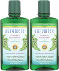 Enjuague Bucal Natural Ayurvédico Auromere para Adultos y Niños - Sin Alcohol, Sin Flúor, con Neem, 16 Fl Oz, Paquete de 2, Vegan y No Transgénico - imagen 1
