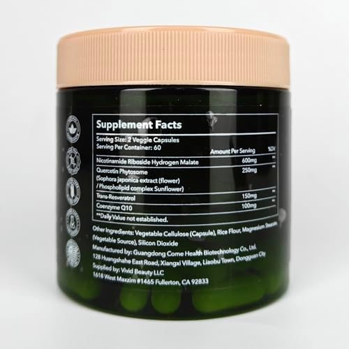 Suplemento ZenUP NAD+ | 1100mg de Ribósido de Nicotinamida Liposomal con Resveratrol y Quercetina | Energía Celular, Enfoque Mental | 120 Cápsulas - imagen 3