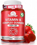 Gomitas de Complejo B Sin Azúcar - Vitamina B12, B7, B6, B3 (Niacina), B5, B8, B9 (Ácido Fólico) - Probadas por Terceros - Prenatal, Veganas, Adultos - imagen 1