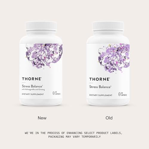 THORNE - Suplemento para el Estrés - Apoyo Adrenal con Vitaminas B, Vitamina C, Ashwagandha, Ginseng y Zinc - Certificado por Terceros - 60 Cápsulas - imagen 3