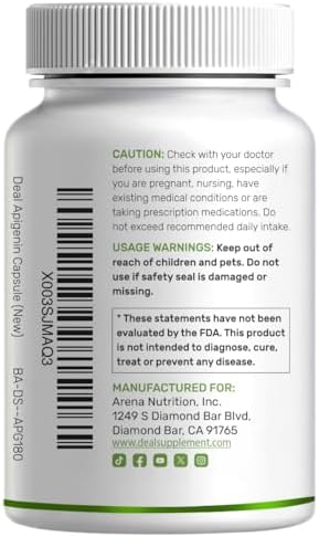 Apigenina 100mg por Porción, 240 Cápsulas – Extracto de Planta Cruda de Flor de Manzanilla – Bioflavonoides Activos y Antioxidantes – Suplemento para - imagen 2
