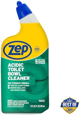 Limpiador Ácido para Inodoro Zep - 32 oz (Caja de 4) - ZUATBC324 - Potencia de Limpieza Superior con Fórmula 2x Más Espesa para un Acabado Profesional - imagen 2