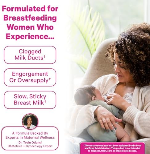 Suplemento de Lecitina de Girasol Pink Stork - 1200 mg para Conductos Lactales Obstruidos - Esenciales para Mamás en Lactancia - 60 Cápsulas Blandas - imagen 3