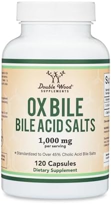 Suplemento de Bile de Buey para Personas Sin Vesícula Biliar (1,000mg por Porción, 500mg por Cápsula, 120 Cápsulas) Estandarizado al 45% de Ácidos - imagen 5