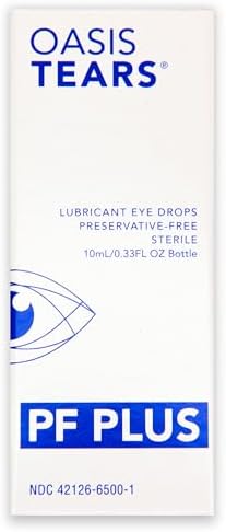 Oasis TEARS OT6500 PF Plus Gotas Lubricantes Sin Conservadores para Alivio de Ojos Secos | Lágrimas Artificiales | 0.34 FL OZ (10 mL) - imagen 2