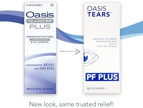 Oasis TEARS OT6500 PF Plus Gotas Lubricantes Sin Conservadores para Alivio de Ojos Secos | Lágrimas Artificiales | 0.34 FL OZ (10 mL) - imagen 5