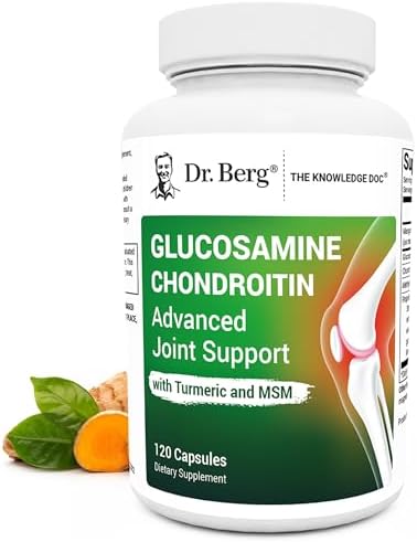 Suplemento Avanzado para las Articulaciones Dr. Berg con Glucosamina, Condroitina, MSM, Cúrcuma y Boswellia - 1500 mg de Glucosamina - 120 Cápsulas - imagen 1