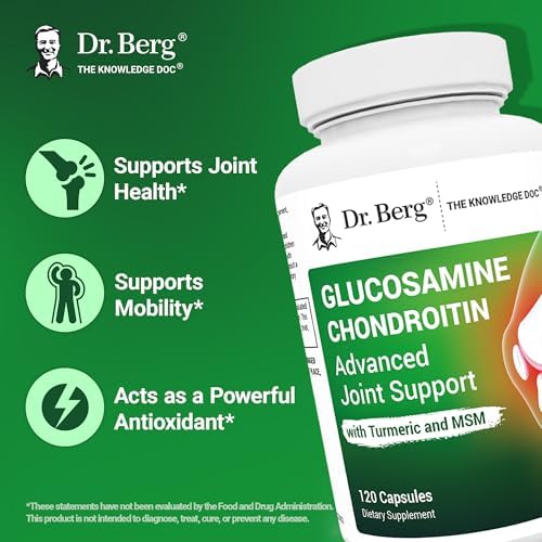 Suplemento Avanzado para las Articulaciones Dr. Berg con Glucosamina, Condroitina, MSM, Cúrcuma y Boswellia - 1500 mg de Glucosamina - 120 Cápsulas - imagen 2