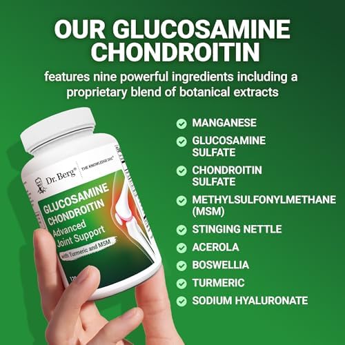 Suplemento Avanzado para las Articulaciones Dr. Berg con Glucosamina, Condroitina, MSM, Cúrcuma y Boswellia - 1500 mg de Glucosamina - 120 Cápsulas - imagen 6
