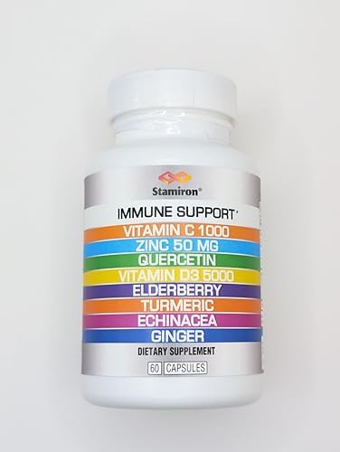 Suplemento Inmunológico 8 en 1 con Quercetina, Zinc 50mg, Vitamina C 1000mg, Vitamina D3 5000 IU, Saúco, Equinácea y Jengibre para Adultos y Niños - - imagen 6