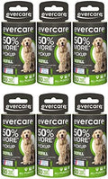 Recarga de Rodillos Adhesivos Extra Pegajosos Evercare para Mascotas, 60 Hojas, Paquete de 6 - imagen 1
