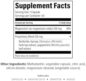 Isagenix IsaFlush - Apoyo Digestivo Suave con Minerales Balanceados para Regularidad - Sin Laxantes Fuertes - 60 Cápsulas - imagen 2