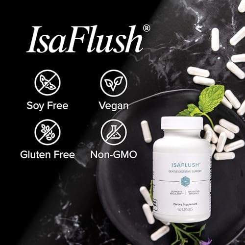 Isagenix IsaFlush - Apoyo Digestivo Suave con Minerales Balanceados para Regularidad - Sin Laxantes Fuertes - 60 Cápsulas - imagen 5
