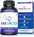 Suplemento Rave Doctor 5 HTP - Vitaminas Esenciales para Rave, Accesorios para Festivales, Esenciales para Festivales y Más - imagen 1