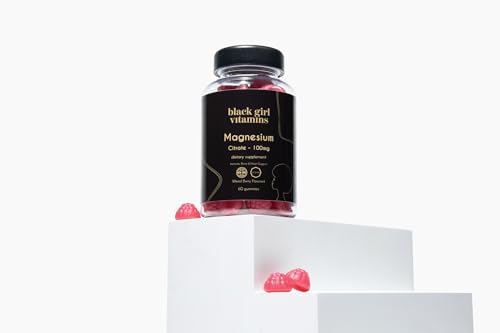Vitaminas Black Girl - Gomas de Magnesio para Sueño, Inmunidad y Soporte Óseo. Suplemento de Citrato de Magnesio (100mg) por Porción, Sin Gluten - imagen 5