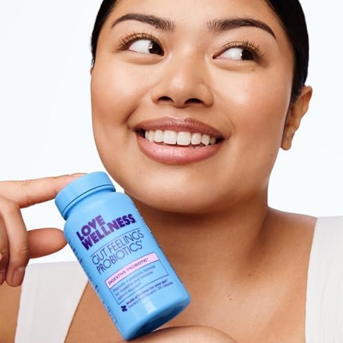 Love Wellness Gut Feelings Probiotic | Suplemento para la Salud Digestiva y el Inmunidad de la Mujer | 3 Mil millones de CFU | 30 Cápsulas - imagen 5