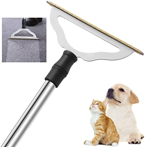 Rastrillo GOSEDER para Eliminar Pelo de Mascotas - Removedor Reutilizable de Pelo para Alfombras, Mango Largo, Cepillo para Perros y Gatos, - imagen 1
