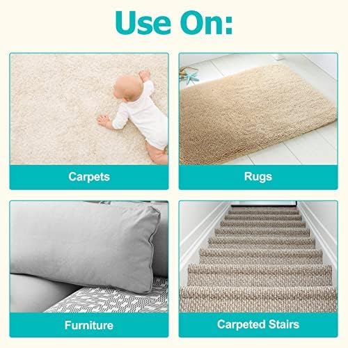 Rastrillo GOSEDER para Eliminar Pelo de Mascotas - Removedor Reutilizable de Pelo para Alfombras, Mango Largo, Cepillo para Perros y Gatos, - imagen 5