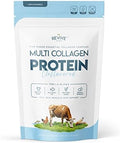 Proteína en Polvo de Colágeno Hidrolizado Multi Colágeno (16oz) - Tipos I, II, III, V y X - Colágeno de Res Alimentada con Pasto, Marino, de Pollo y - imagen 1