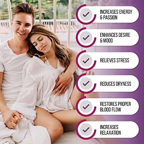 Suplemento Energético Her's Hornygoatweed para Mujeres - Aumenta Pasión, Deseo y Sensibilidad - Alivia Estrés y Reduce Sequedad - imagen 3