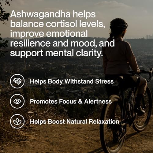 Suplemento de Ashwagandha Momentous - Extracto NooGandha 300 mg - Apoyo a la Cognición, Alerta y Concentración - Certificado NSF para Deporte - - imagen 2