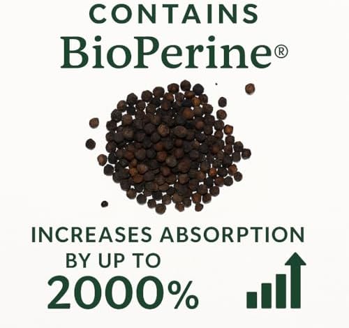 Me First Living Cúrcuma Curcumina 1000 mg 95% Curcuminoides, Bioperina 10 mg, 19 Veces Más Potente, Absorción Aumentada, Orgánico, Vegano, Sin - imagen 3