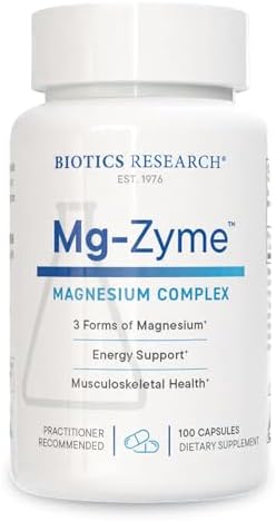 Biotics Research Mg-Zyme™ Complejo Triple de Magnesio 100 mg - Suplemento Quelado de Magnesio Glycinate, Gluconate y Aspartate, Alta Absorción, Apoya - imagen 1