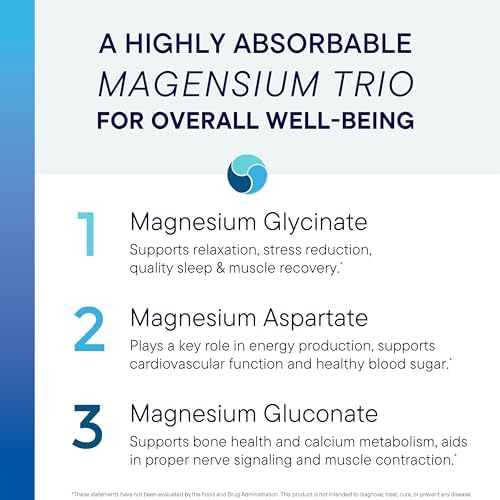 Biotics Research Mg-Zyme™ Complejo Triple de Magnesio 100 mg - Suplemento Quelado de Magnesio Glycinate, Gluconate y Aspartate, Alta Absorción, Apoya - imagen 3