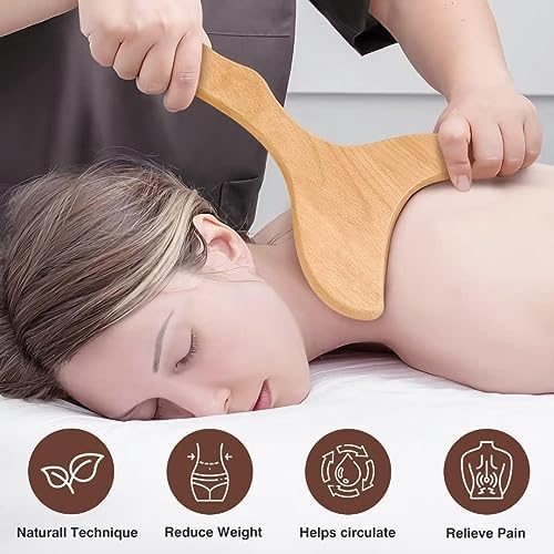 Juego de Herramientas de Masaje de Madera 10 en 1 Gua Sha - Masajeador de Madera para Moldear el Cuerpo, Aliviar el Dolor Muscular y Drenaje Linfático - imagen 5