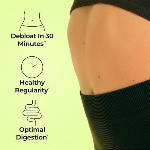 HUM Flatter Me Enzimas Digestivas con Prebióticos y Probióticos, Suplemento para la Salud Digestiva, 60 Cápsulas Veganas para Aliviar la Distensión - imagen 2