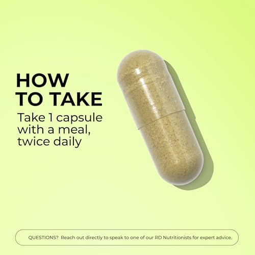 HUM Flatter Me Enzimas Digestivas con Prebióticos y Probióticos, Suplemento para la Salud Digestiva, 60 Cápsulas Veganas para Aliviar la Distensión - imagen 6