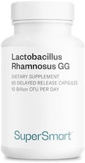 Suplemento de Lactobacillus Rhamnosus GG 10 Mil Millones CFU al Día (Probiótico LGG con Inulina) - 60 Cápsulas DR Sin OGM y Sin Gluten - imagen 1