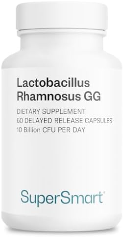 Suplemento de Lactobacillus Rhamnosus GG 10 Mil Millones CFU al Día (Probiótico LGG con Inulina) - 60 Cápsulas DR Sin OGM y Sin Gluten - imagen 1