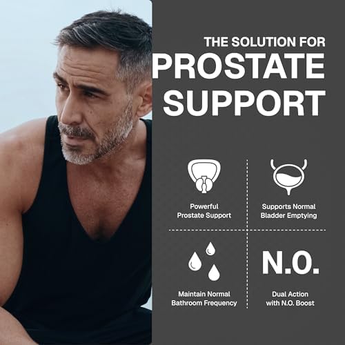Weider Salud Prostática - Acción Dual con Aumento de Óxido Nítrico - Soporte Vegetal para Próstata y Salud Urinaria - Fórmula para Hombres con - imagen 4