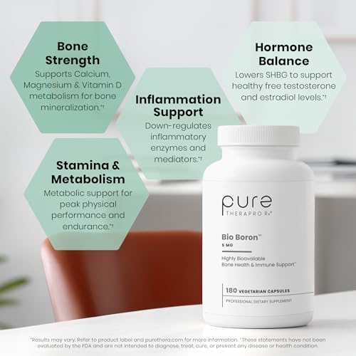 Pure TheraPro Rx Bio Boron - Bororganico de Glicina para Hombres y Mujeres - Fórmula Premium para Salud Ósea, Flexibilidad Articular y Soporte - imagen 5