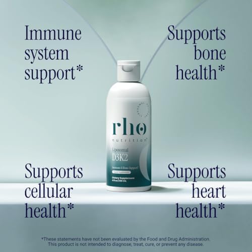 Rho Nutrition Liposomal D3K2 – Suplemento Líquido de Vitaminas D3 y K2 de Alta Absorción – Apoya el Sistema Inmunológico y la Salud General - imagen 2