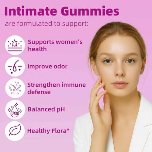 Gomitas Probióticas Femeninas Faizalybova Her Juicy con Olmo Resbaladizo, Sabor Piña Tropical | Apoya el pH, Digestión e Inmunidad | 60 Gomitas (1 - imagen 3