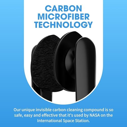 Peeps Almohadillas de Reemplazo para Gafas, Lentes de Lectura y Más - Limpiador de Lentes con Tecnología de Microfibra de Carbono - 1 Cuenta (Paquete - imagen 3