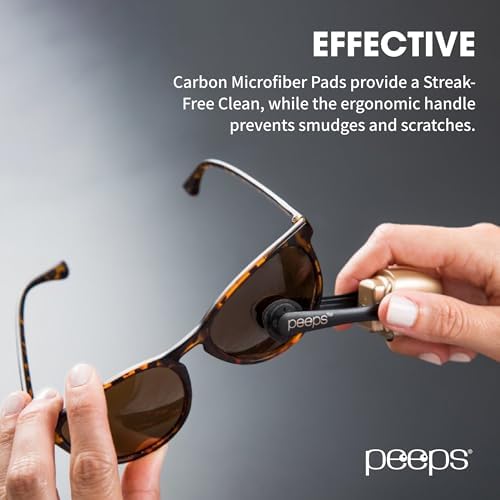 Peeps Almohadillas de Reemplazo para Gafas, Lentes de Lectura y Más - Limpiador de Lentes con Tecnología de Microfibra de Carbono - 1 Cuenta (Paquete - imagen 5