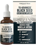 Aceite de Semilla Negra Líquido | 5% Timoquinona - TQ-Advanced® | Alta Potencia - 100 mg por Porción - Concentrado 15:1 de Extracto de Nigella - imagen 1