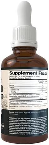 Aceite de Semilla Negra Líquido | 5% Timoquinona - TQ-Advanced® | Alta Potencia - 100 mg por Porción - Concentrado 15:1 de Extracto de Nigella - imagen 8