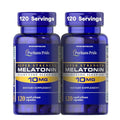 Suplemento Dietético Puritan's Pride Melatonina Super Fuerte 10mg, Ayuda para Dormir, 120 Cápsulas de Liberación Rápida, 2 Paquetes (Puede Variar el - imagen 1