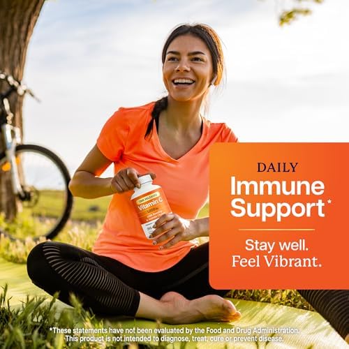 Vitamina C 1000mg | Soporte Inmunológico | Cápsulas de Liberación Prolongada | Suministro para 1 Año | Suplemento de Vitamina C con Cereza Acerola y - imagen 4