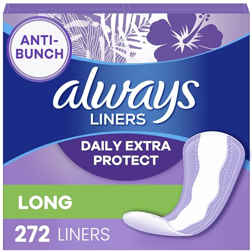 Always Protectores Diarios para Mujer Anti-Bunch Xtra Protección, Largos, Sin Fragancia, Paquete de 136 (2 x 136 Total) - imagen 3
