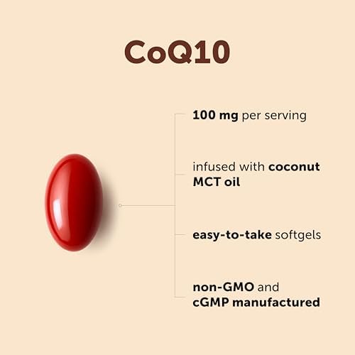 Micro Ingredients CoQ10 100 mg por porción, 240 Softgels | Suplemento de Coenzima Q10 (Ubiquinona) | Con Aceite MCT | Sin OGM, Sin Gluten - imagen 2