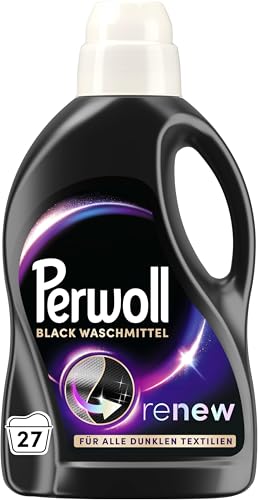 Detergente Perwoll Black (1 x 27 Lavados) | Suave y Eficaz para Ropa Oscura | Renueva Colores y Fibras | Tecnología Triple-Renovación - imagen 6